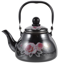 Eease Emalje Tekande Blomstermønster Tekande Vintage Landhus Vandkande Kaffekedel