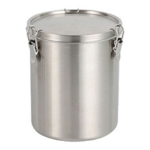 Contenitori ermetici in acciaio inox da 520/1000/1600/2500 ml per alimenti, ideali per la cucina.