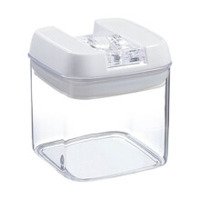 Küchenorganisatoren & Aufbewahrungsboxen im Ausverkauf! Luftdichte Frischhaltebox mit praktischem Verschluss, 10,4 cm Würfel, transparentes