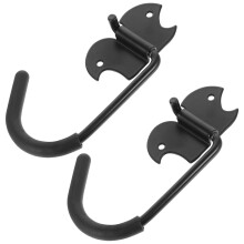 2 pezzi Gancio da soffitto per portabici da garage Ganci per appendere contenitori Organizzazione e parete Gomma