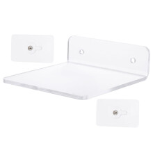 Household Storage Shelf Acrylic Rack Accessories Clear Shelves Shelving Floating