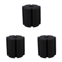 3x Aquariumfilter Biochemischer Schwammschaum Ersatz Schwarz