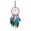Dreamcatcher with Lights Light Blue Turquoise Feathers 52cm blue 1