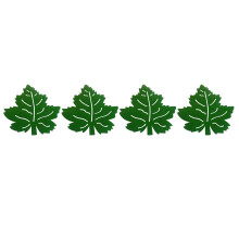 Cyber_Monday Deals 2024 Viflosae Christmas Decorations Christmas home insulation non-slip leaf placemat cup mat 4PC Christmas Decorations Indoor