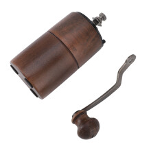 Macinacaffè manuale in legno di noce 560g 155x185mm