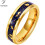 Δαχτυλίδι Tioneer Galaxy Style Tungsten Carbide με ένθετο Opal & φύλλο χρυσού σε βέρα 8mm ή 6mm για 4