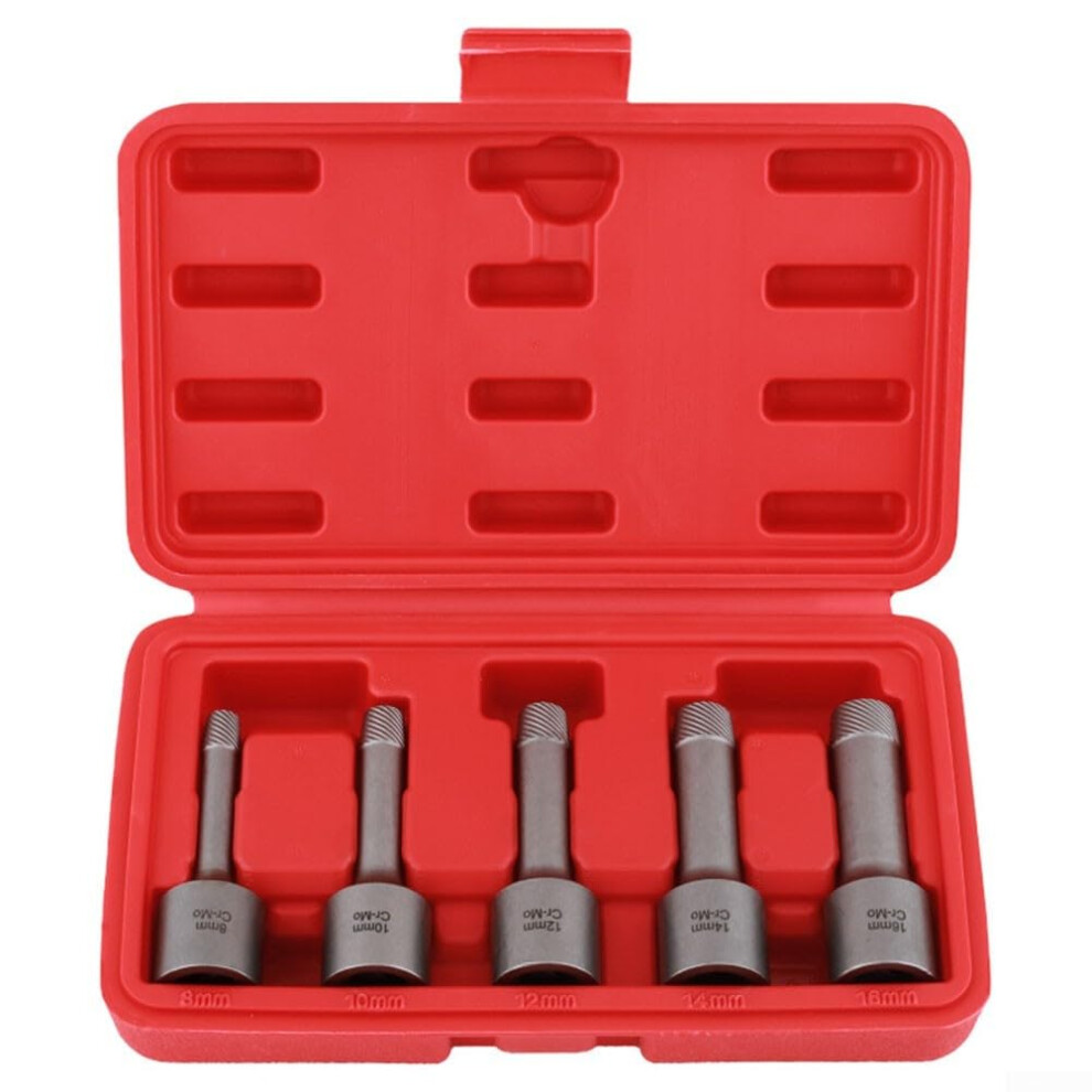 Screw Extractor Set 816Mm Speed Steel Bolt Remover For Broken Or Stripped Screws 9044945761115