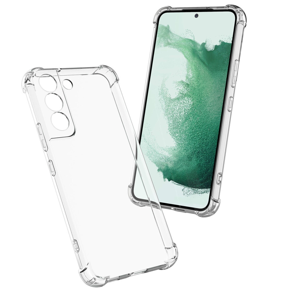Clear Tpu Case For Galaxy S22 Ultra/S22/S22 Plus 5G, Shock Absorption Bumper, Compatible With Samsung Galaxy S22 Plus 9482828734113