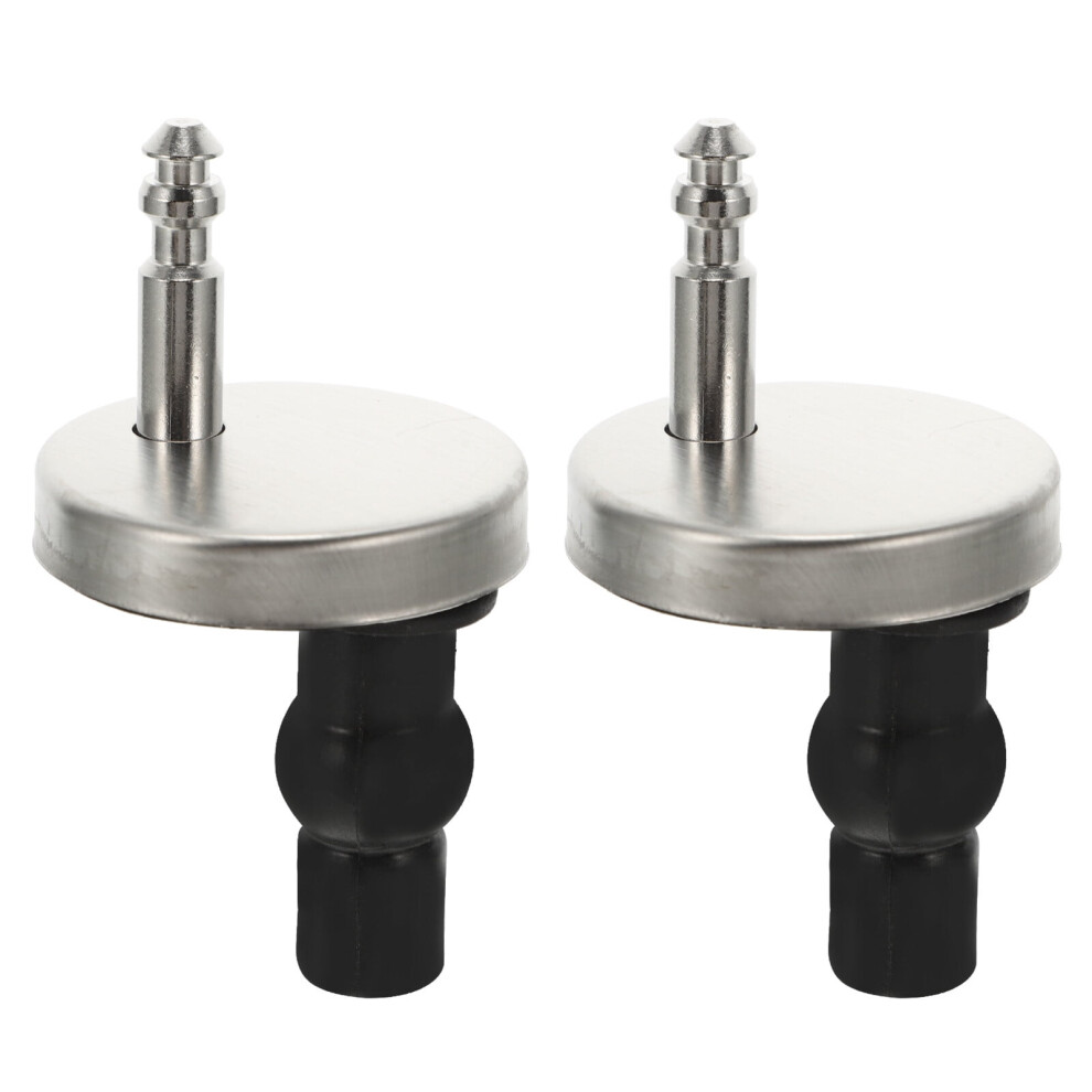 2 Sets /2Pcs Universal Toilet Seat Fixing Hinges Toilet Seat Replacement Hinges 9340258902734