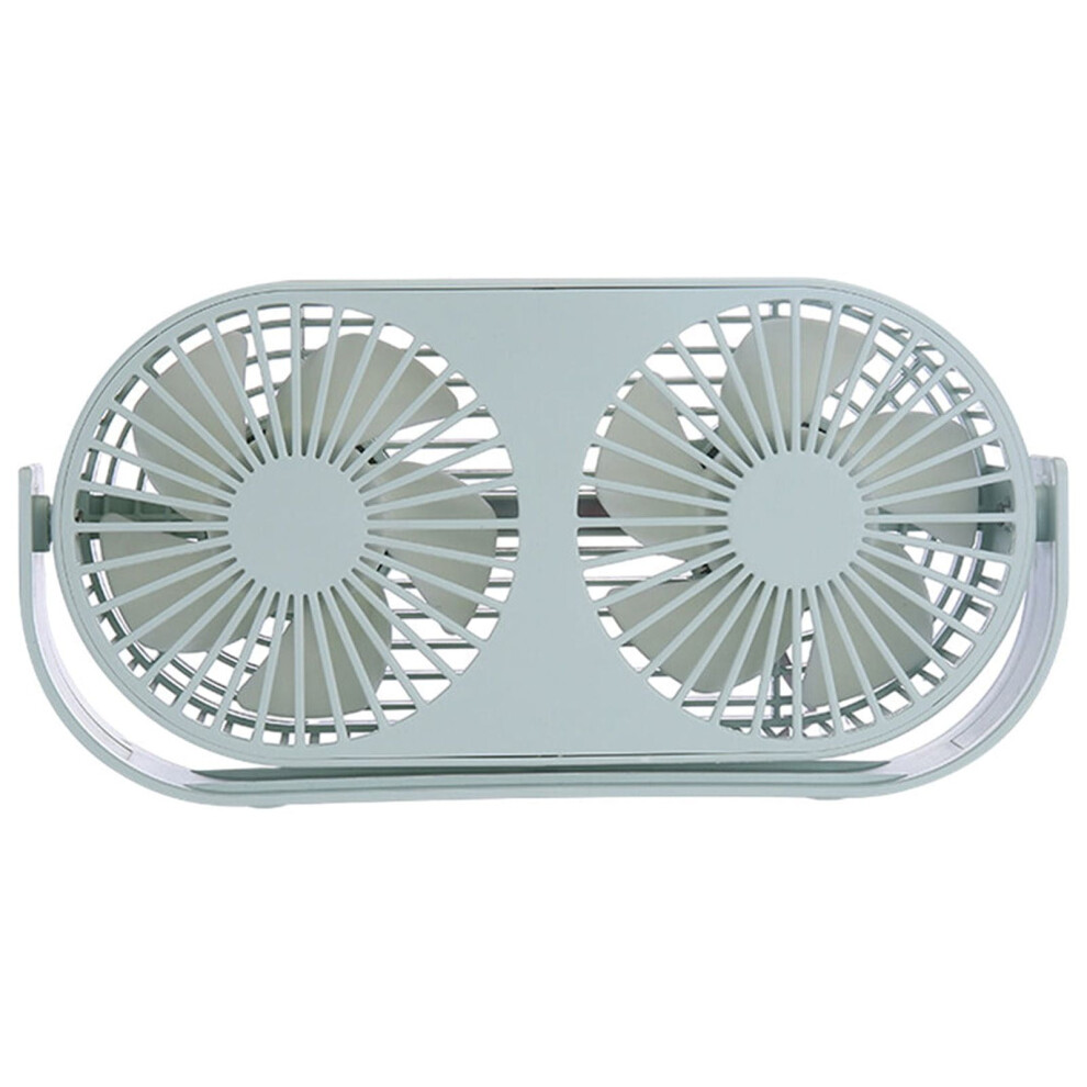 Fnyoxu Desktop Double-Headed, Dual-Blade Aromatherapy Fan, Usb Rechargeable Tabletop Fan With Aromatherapy Tablet In 3 Speeds 9340258902833