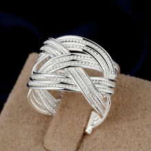 RSAMD 925 sterling Silver for women men Rings wedding cute party lady nice hot