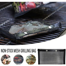 Delaman Non-Stick BBQ Bagepose Non-Stick BBQ Bagepose Varmebestandig Grillpose Udendørs Panikværktøj Køkkentilbehør (14 * 22 cm)