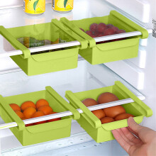 Kayannuo Home Essentials Weihnachts-Sonderangebot: Ausziehbare Aufbewahrungsbox für den Kühlschrank, Glasschublade für Schreibtische, kompatibel