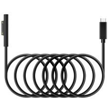 USB-tyyppi C15V PD -virtalähde-latauskaapeli Surface Pro7/6/5/4/3/GO/BOOK Laptop1/2 -laitteille