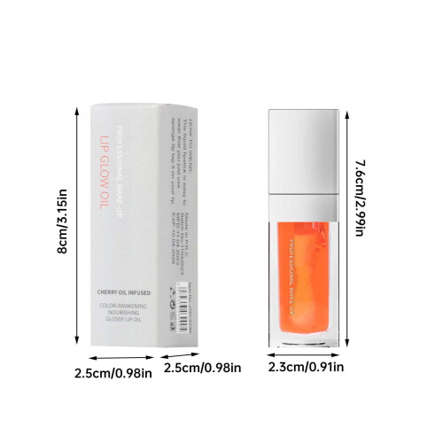 Hydrating Lip Glow Oil Plumping Lip Gloss 6ml - Ενυδατικό Διαφανές Βάλσαμο Χειλιών Φυσικό Πλουμεράκι 2
