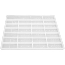 Molde de resina para dominó, molde de silicone para jogos de dominó, molde para artesanato em resina.