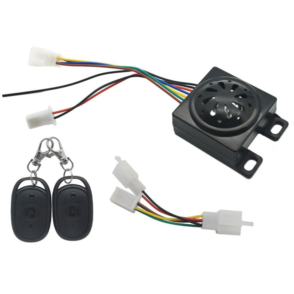 48-72V Anti Theft Security Rc Alarm System Vibration Detector For Ebike Electric 9423501352835