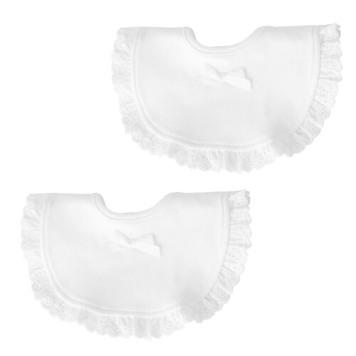 Guangmc2pcs Σαλιάρες για βρέφη, βαμβακερές σαλιάρες οδοντοφυΐας για τάισμα και 2