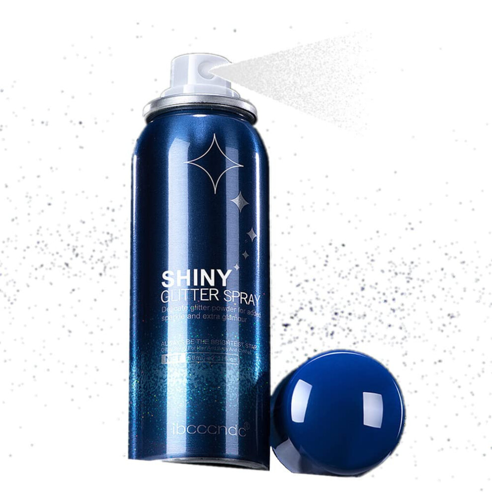 Glitter Spray with Holographic Shimmer Effect for Hair, Body and Clothes â Fast Drying
