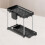 Txmfgh Kitchen Pull Out Under Sink Shelf Multi-Layer Storage Rack Multi-Functional Bathroom Layered Spice Storage 1