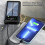 Ηλιακός φορτιστής Jacenvly 20000mAh με φακό USB/LED, φορητή εξωτερική μπαταρία για εξωτερική 5