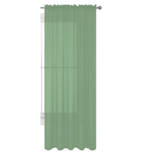 1 db-os, teljesen varrott, áttetsző függönypanel, drapéria, 150 cm, 215 cm, 275 cm, 303 cm, hosszú