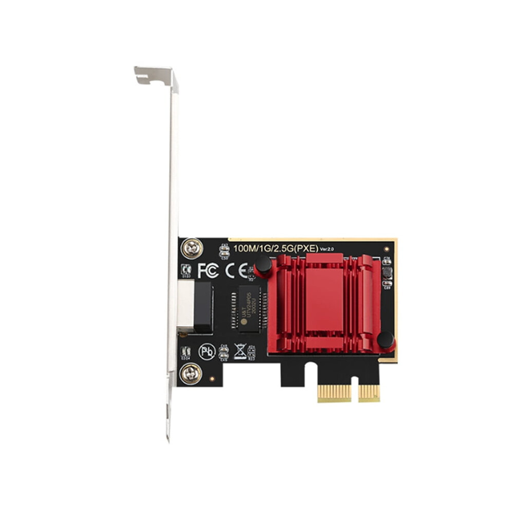 2.5G Pci-E To Rj45 Gigabit Network Card Rtl8125b Chip 10/100/1000Mbps Ethernet Wired Rj45 Lan Controller Adapter 9395123312729