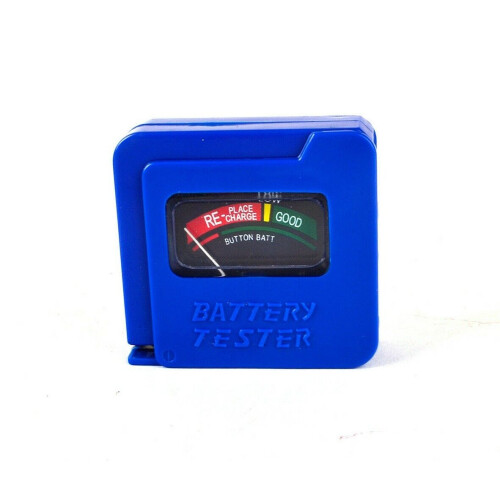 2X AA/AAA/C/D/9V/1.5V Universal Μπαταρία Κουμπιού Checker Blue