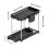 Txmfgh Kitchen Pull Out Under Sink Shelf Multi-Layer Storage Rack Multi-Functional Bathroom Layered Spice Storage 3