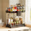 Txmfgh Kitchen Pull Out Under Sink Shelf Multi-Layer Storage Rack Multi-Functional Bathroom Layered Spice Storage 4