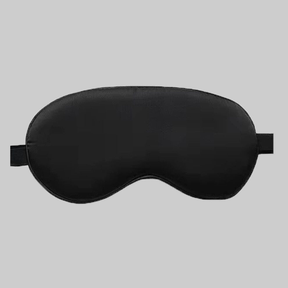 Light/Black Sleep Mask Blackout Eye Mask 360 Blocking Adjustable Mulberry Silk For Sleeping Travel