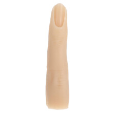 Silicone Practice Finger for Acrylic Nails with Realistic Texture and Flexible Joint Movement