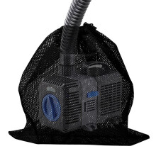 TearResistant Pond Pump Filter Bag with Drawstring Closure, Fine Mesh for Aquarium and Garden Use