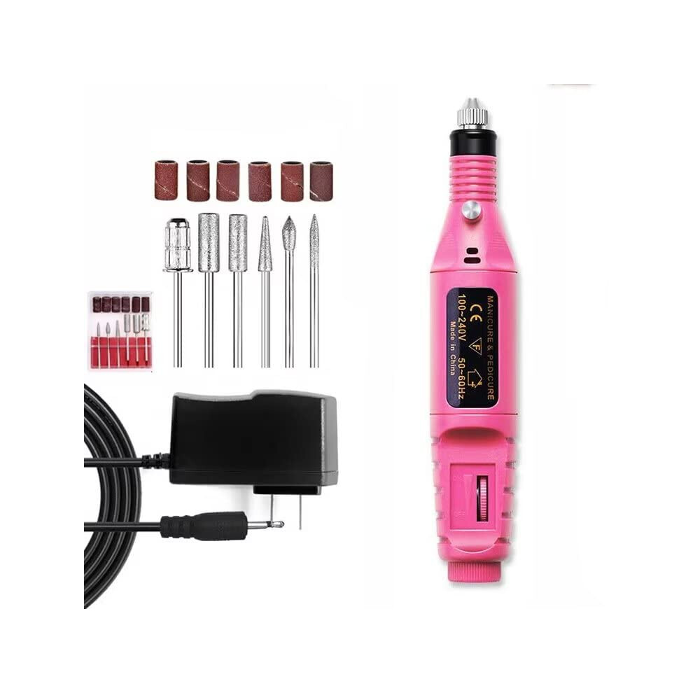 Electric Nail Drill for Manicure and Pedicure with Professional Cuticle Removal RustResistant Bit