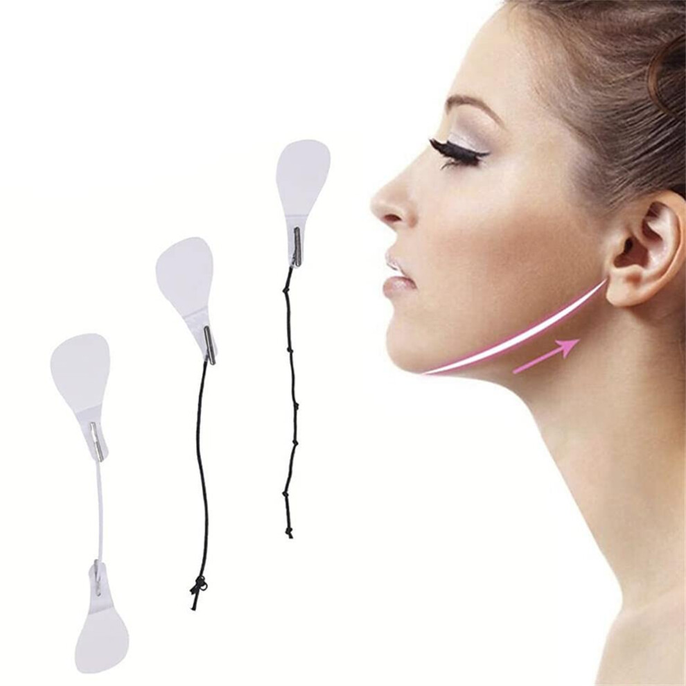 Face Lift Tape 40Pcs Invisible V Shape Stickers For Instant Jawline Lift And Under Makeup Use 9365369747852