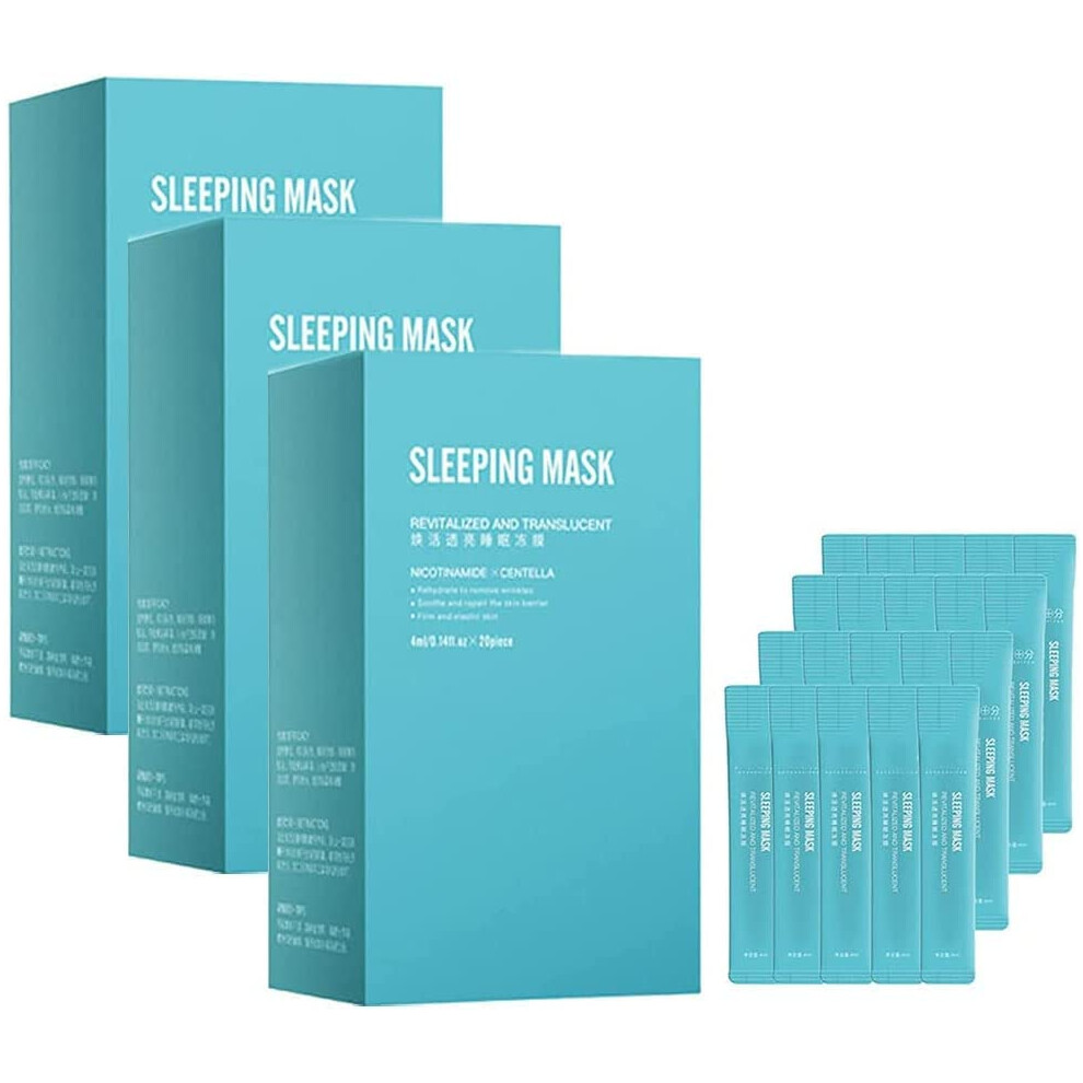 Centella Asiatica Cooling Sleeping Mask with Collagen for Overnight Hydration and Pore Tightening