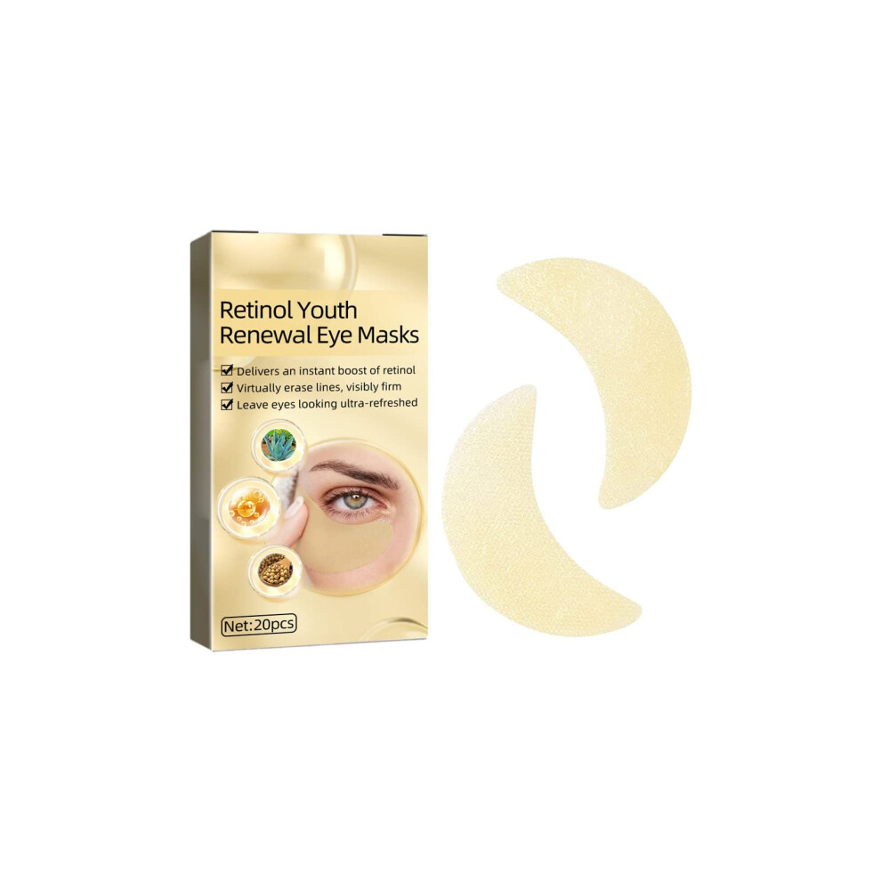 Under Eye Patches with Retinol to Reduce Fine Lines Wrinkles and Puffiness Hydrating Eye Masks