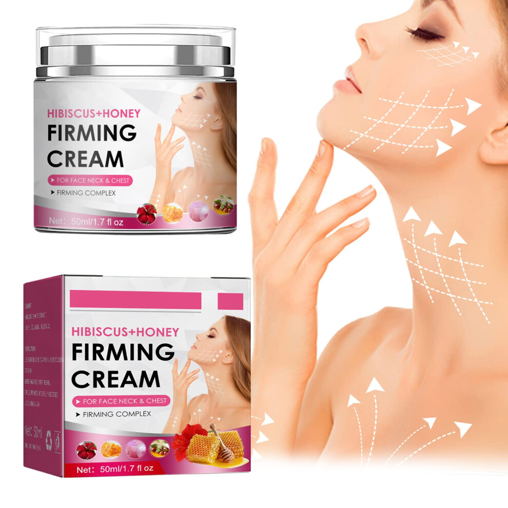Cream Neck Firming With Collagen, Hibiscus And Honey Antiwrinkle Moisturizer 1.7Oz
