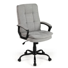 Scaun de birou ergonomic cu cotiere și rotile Scaun pivotant reglabil pe înălțime Scaun pentru computer