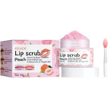 Lip Scrub and Exfoliator Kit with Moisturizer 2pcs for Dry Chapped Lips and Smooth Soft Lips