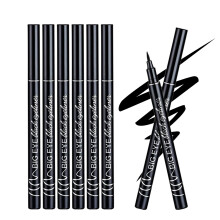 6PCS Waterproof Liquid Eyeliner Pen, Ultra Precise Brush Tip, QuickDry Smudge Resistant Black