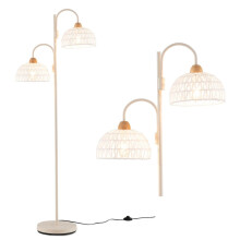 Stojacia lampa s 2 svetlami a nožným spínačom otočným tienidlom o 350