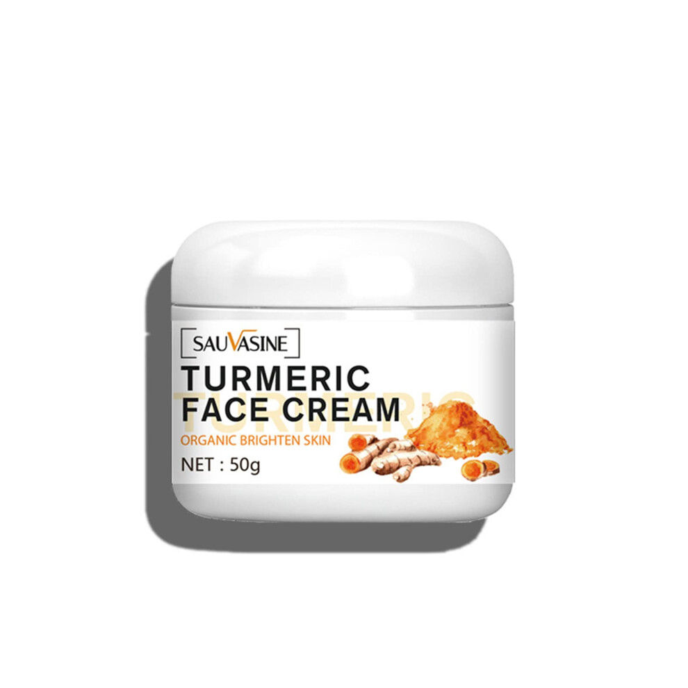 Cream Turmeric Face For All Skin Types, Hydrating Facial Moisturizer With Deep Absorption, 50G