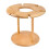 Freestanding Bamboo Wine Glass Rack Tabletop Stemware Holder Compact Foldable Organizer 1