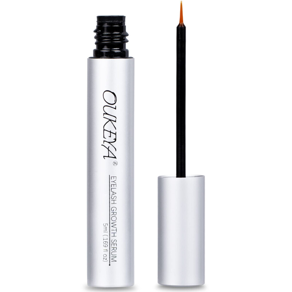 Eyelash Growth Serum for Longer Thicker Lashes, Vegan Cruelty Hypoallergenic Formula