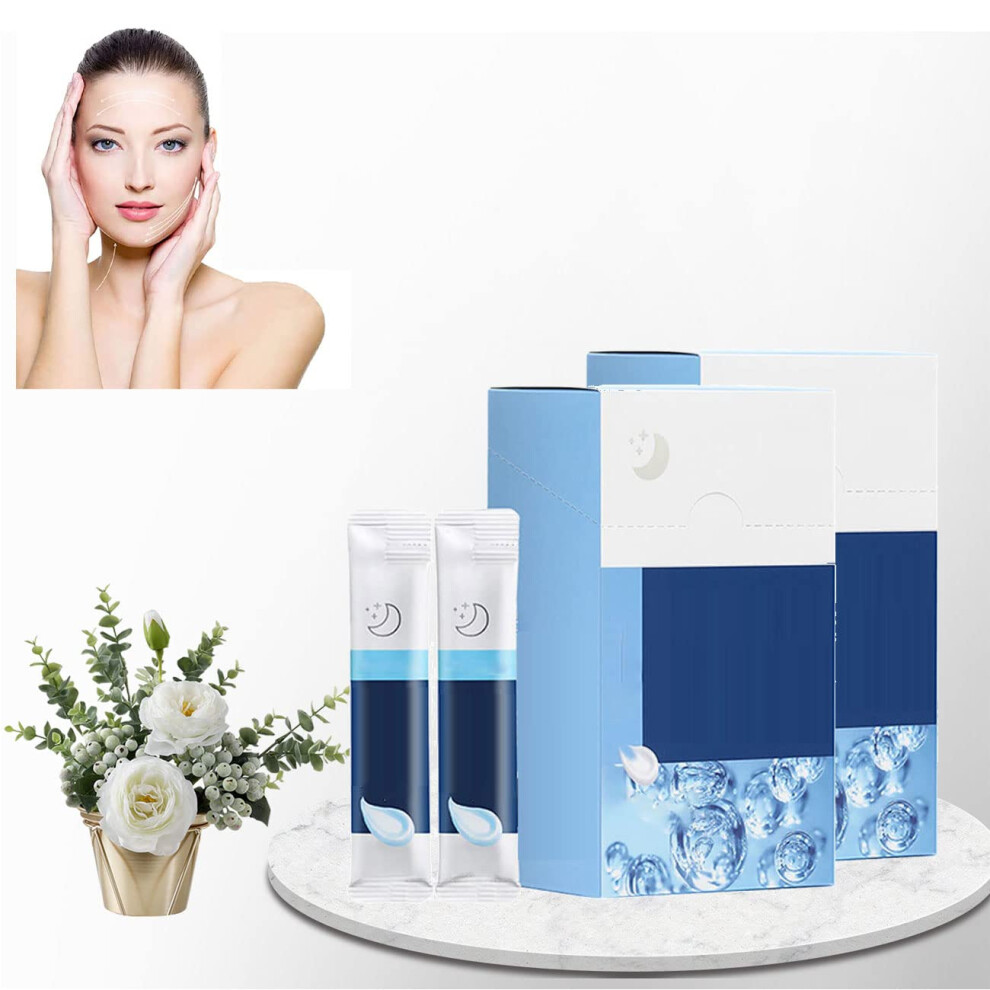 Collagen Sleeping Mask with AntiWrinkle Firming Effect, Overnight Hydration, 2 Boxes