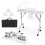 Table de manucure table à ongles pliante avec dépoussiéreur électrique table de manucure blanche 2