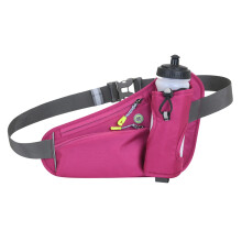 Joykith Sports Hydration Belt Bag with Water Bottle Holder, compatible with quick-clip system, for running, cycling, hiking, unisex, heavy duty