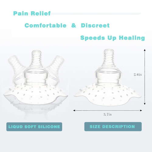 Nipple Shield - Premium Contact Nippleshield for Breastfeeding (2 Pack) 1