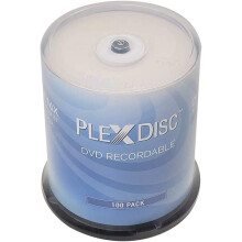 DVD+R 4.7 GB 16x Disco de memoria grabable de marca - Paquete de 100 unidades en caja para pasteles (FFP) 63C-815-BX